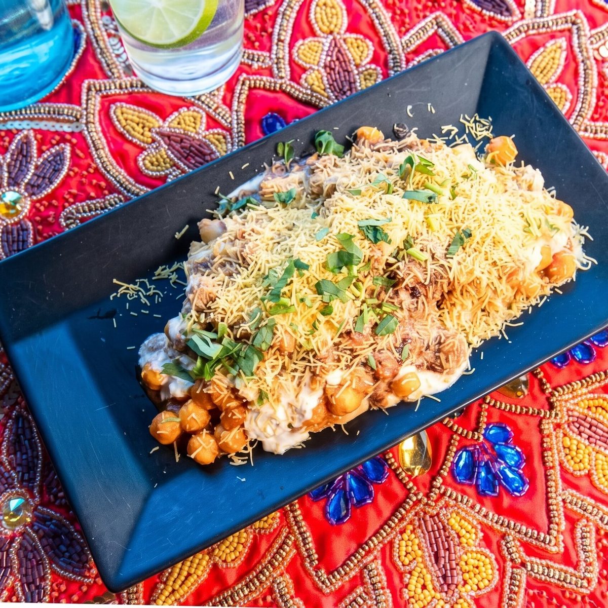 Tangy & Savory Samosa Chole Chaat