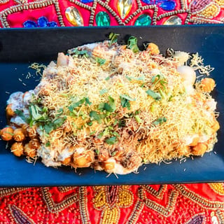 Samosa Chole Chaat