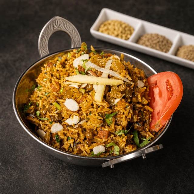 Vegetable Biryani.
