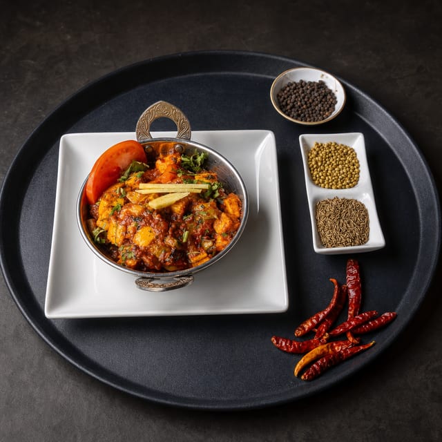 Kadhai Paneer.