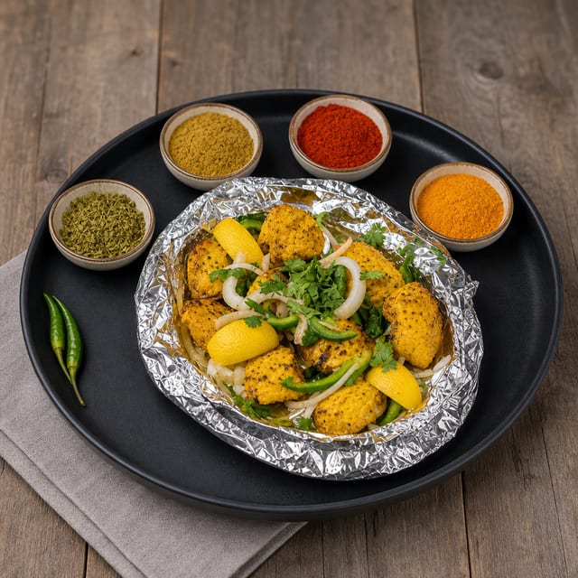 Chicken Malai Kebab.