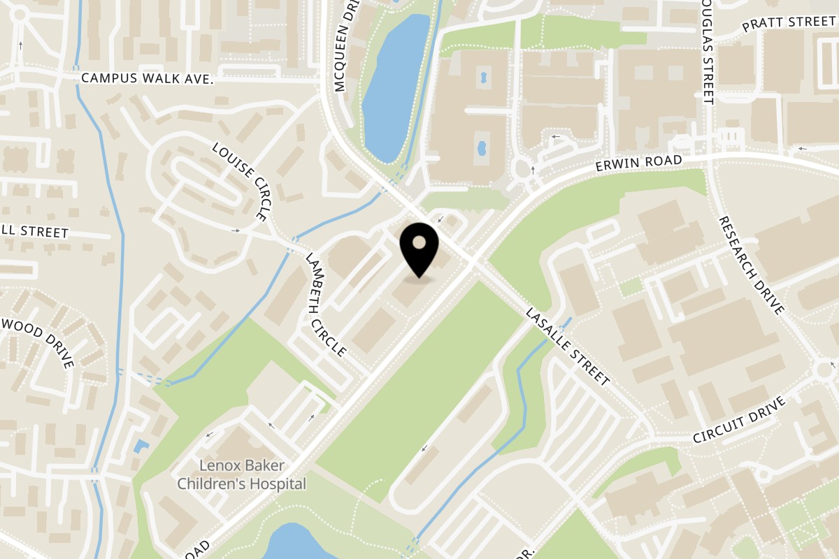 Map showing the location of NaanStop on 2812 Erwin Rd #103 in Durham